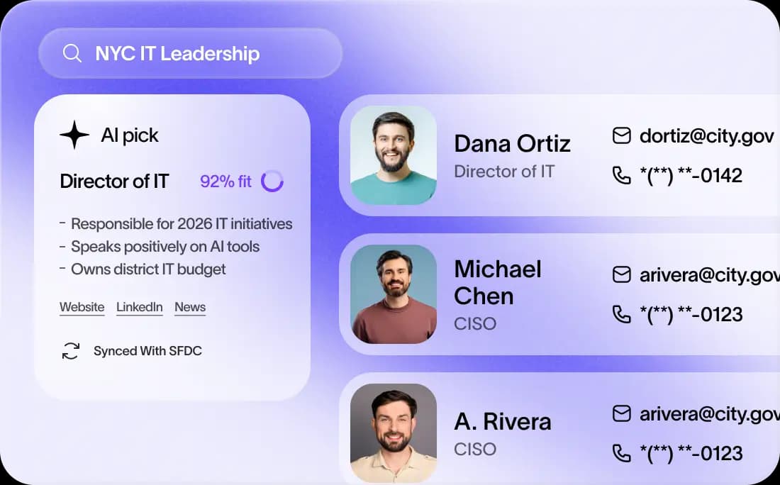 Starbridge verified contacts for New York City school district leaders